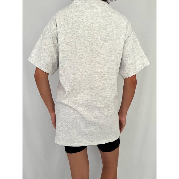 90s vintage grey wolf pack animal nature canada graphic short sleeved tee shirt - Picture 4 of 9